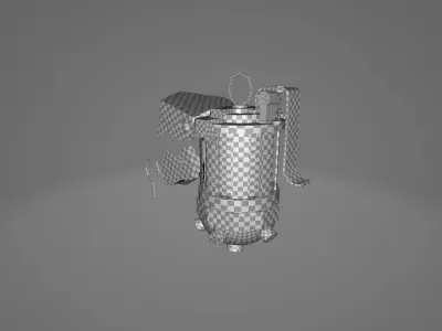 Jinx grenade Low-poly 3D model