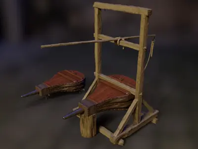 Bellows Low-poly 3D model