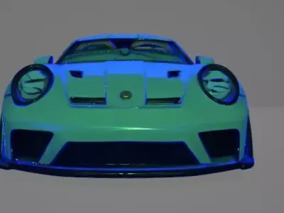 Porsche 911 GT3 RS Verde Oliva  3D model