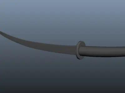 Sword samurai Free 3D model purchase