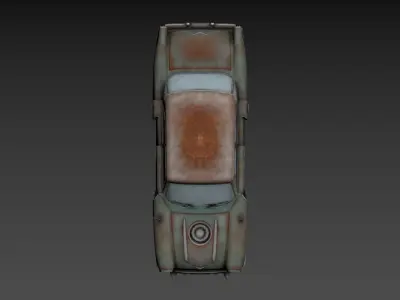 3D model of an old Low-poly 3D model by tung14726492