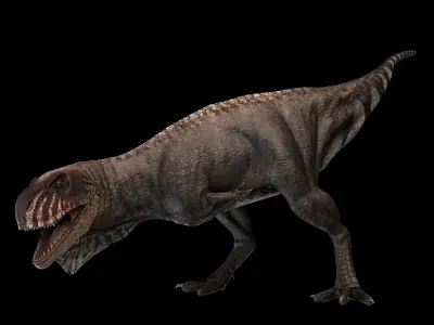 Skorpiovenator Dinosaur Asset Pack Low-poly 3D model