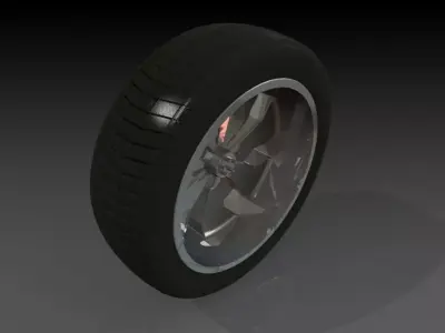 Car Wheel  3D model
