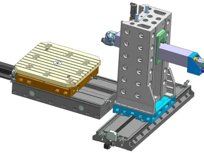CNC Horizontal Machining Center  3D model
