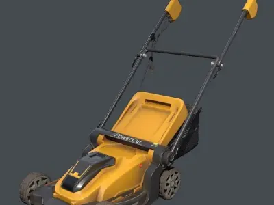 GrassCutter lawn mower Low-poly 3D model