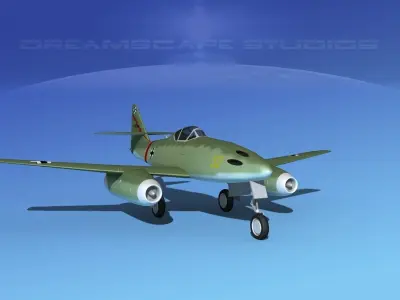 Messerschmitt ME-262A1 Swallow V07 3D model