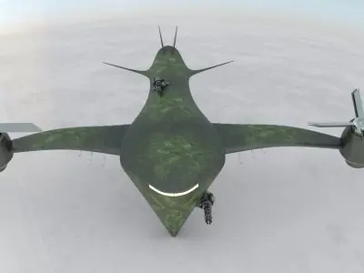 terminator jet 3D model