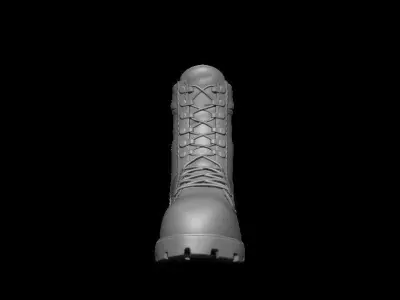  military boots 3D model