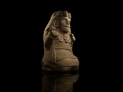 Mesoamerican Statues 3D model