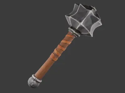 Iron Sentinel Mace 3D model
