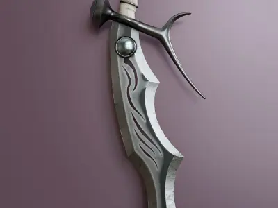 Fantasy Melee Weapon A3 Low-poly 3D model