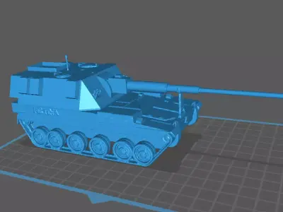 FIRTINA HOWITZER OBUS 3D print model