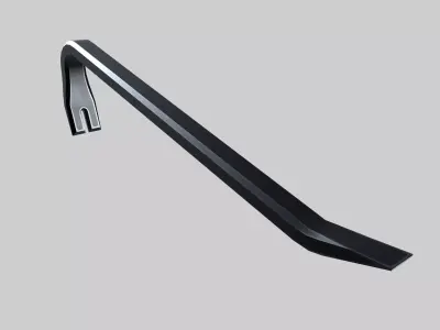 Crowbar Low-poly 3D model purchase