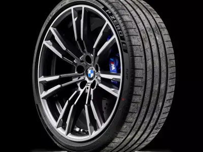 Pirelli E 245 35 R21 3D model