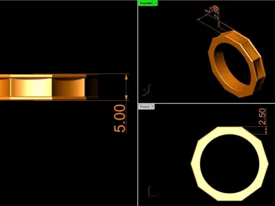 BAND RING  3D model