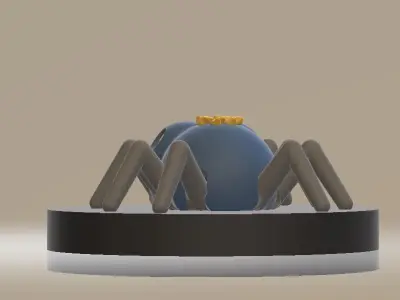cartoon spider 3D 3D print model