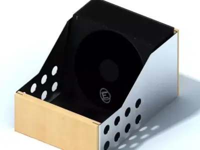 Office Disk Holder 3D model