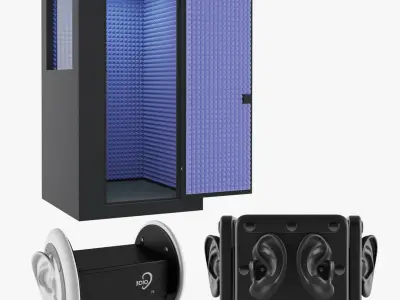  Acoustic Booth And Binaural Microphone 
