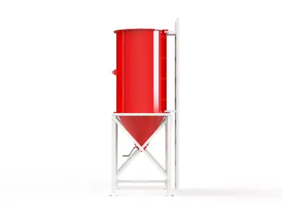 WG 4006 - Grain silo - 1 3D model by WorkGadgetAgro