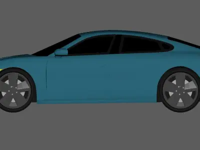 Porsche Taycen Free 3D model