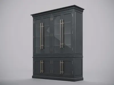 RH - English Antique Cabinet 3D model