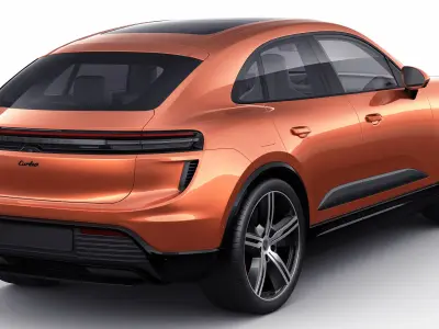 Porsche Macan Turbo 2025 3D model get 3D model