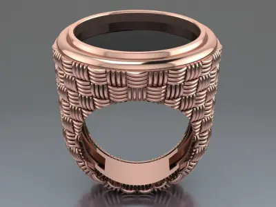 texture ring 3D print model