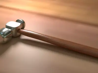 Hammer Free low-poly 3D model 4
