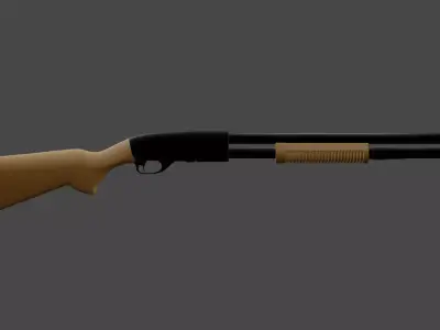 Shot gun Free 3D model