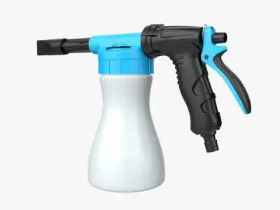 Foam Dispenser Spray Gun 3D model