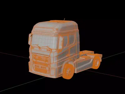 Ford F-Max Tractor 3D model