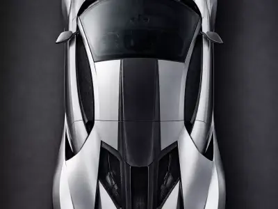 Futuristic Hypercar 3D Model this car is very good looking  3D print model
