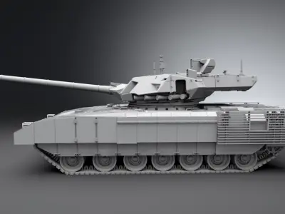 T14 Armata Scale model 3D print model