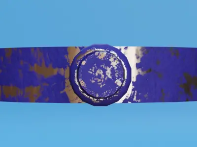 Old Canteen Low-poly 3D model