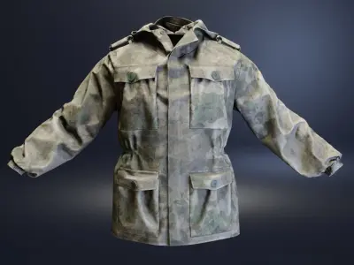Spetsnaz Guerrilla-T9 Panacea Atacs FG Jacket Low-poly 3D model