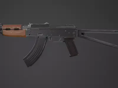 AKSU-74 Malyy Low-poly 3D model