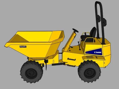 Dumper Thwaites 6t 3D model