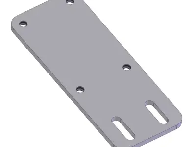Universal Photo Sensor Bracket - Flat Slot Type M2-5 3D model 3D model