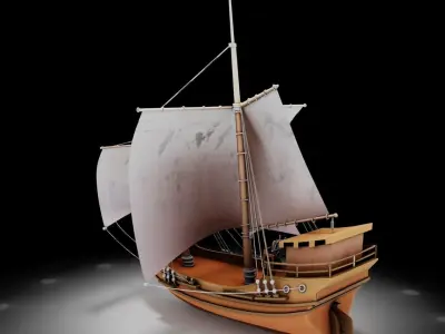 Small Ship 3D model purchase