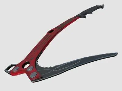 Ice Axe Low-poly 3D model get