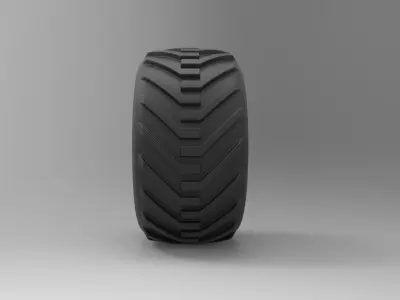 Offroad wheel 6 3D model