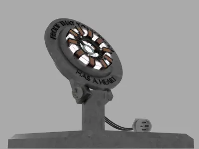 proof that ironman has a heart by TanKomet 3D model