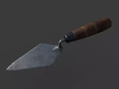 trowel shovel 3D model