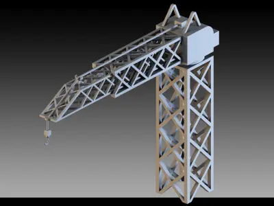 31- Pickup cranes 3D model