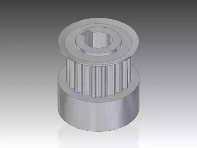 Timming Pully  II Free 3D model