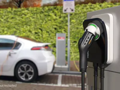 ChargePoint EV Charging Plug 3D model
