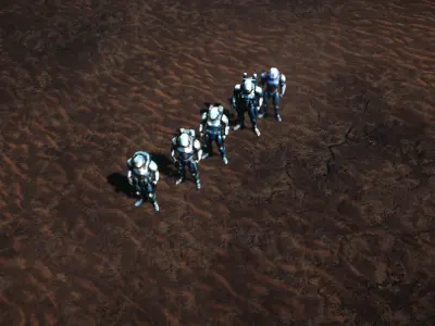Scifi Soldiers Pack RTS - Special Ops Low-poly 3D model