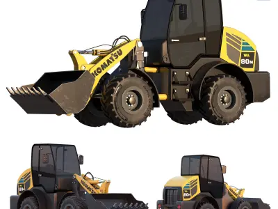 komatsu wa 80 m-8 3D model