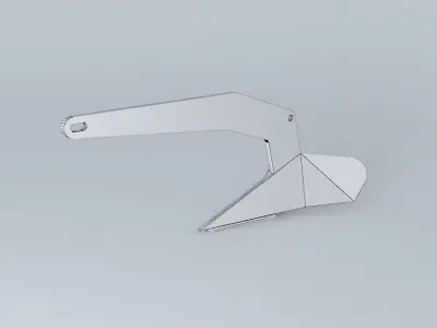 Delta anchor 06 kg 3D model