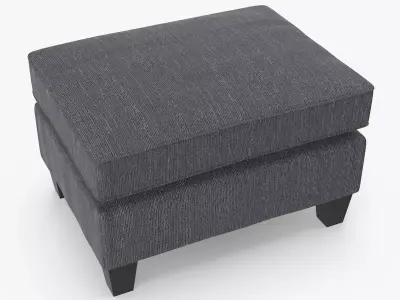Ottoman - Set Part 4 Low-poly 3D model